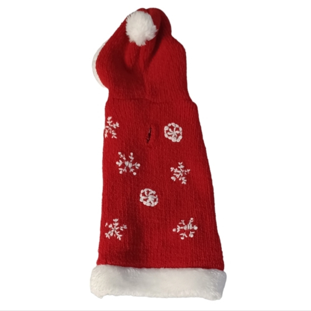 Winter Snowflakes Pet Hoodie XS